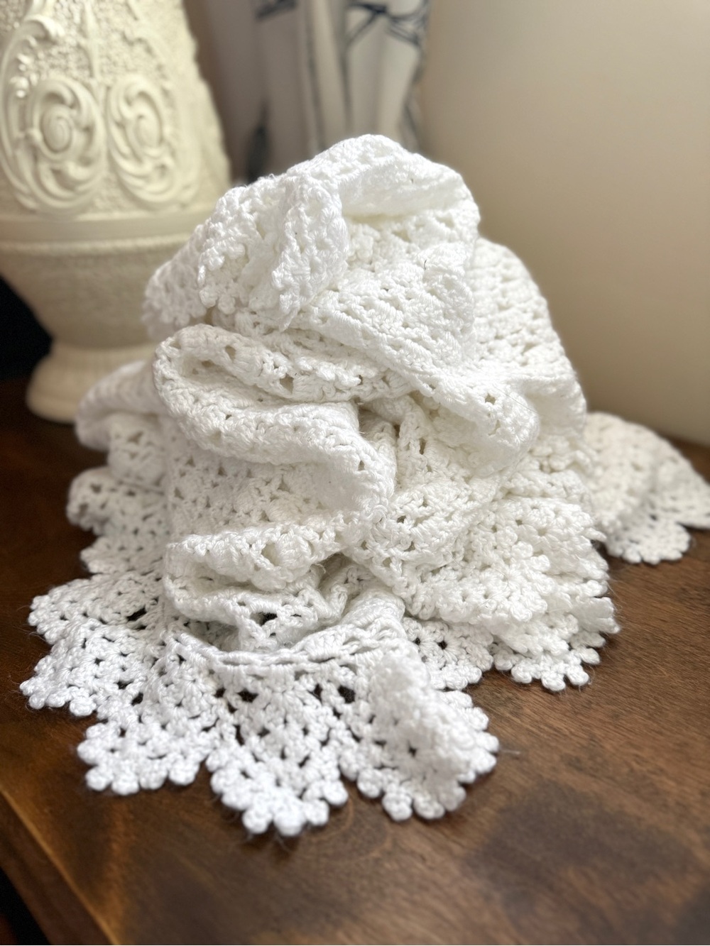 Handmade Crocheted Baby/Throw Blanket